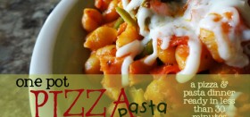 one-pot pizza pasta