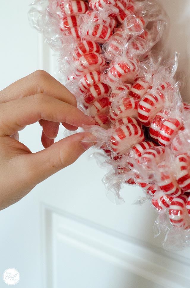 edible candy wreath