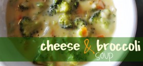 recipe for cheese and broccoli soup - with carrots and onions