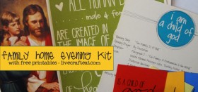 lds family home evening kits - free printables