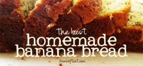 homemade banana bread