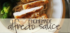 homemade alfredo sauce recipe