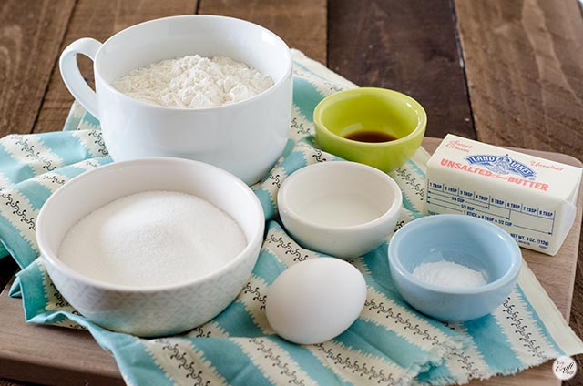 simple ingredients for amazing snickerdoodles