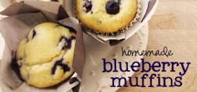 homemade blueberry muffins