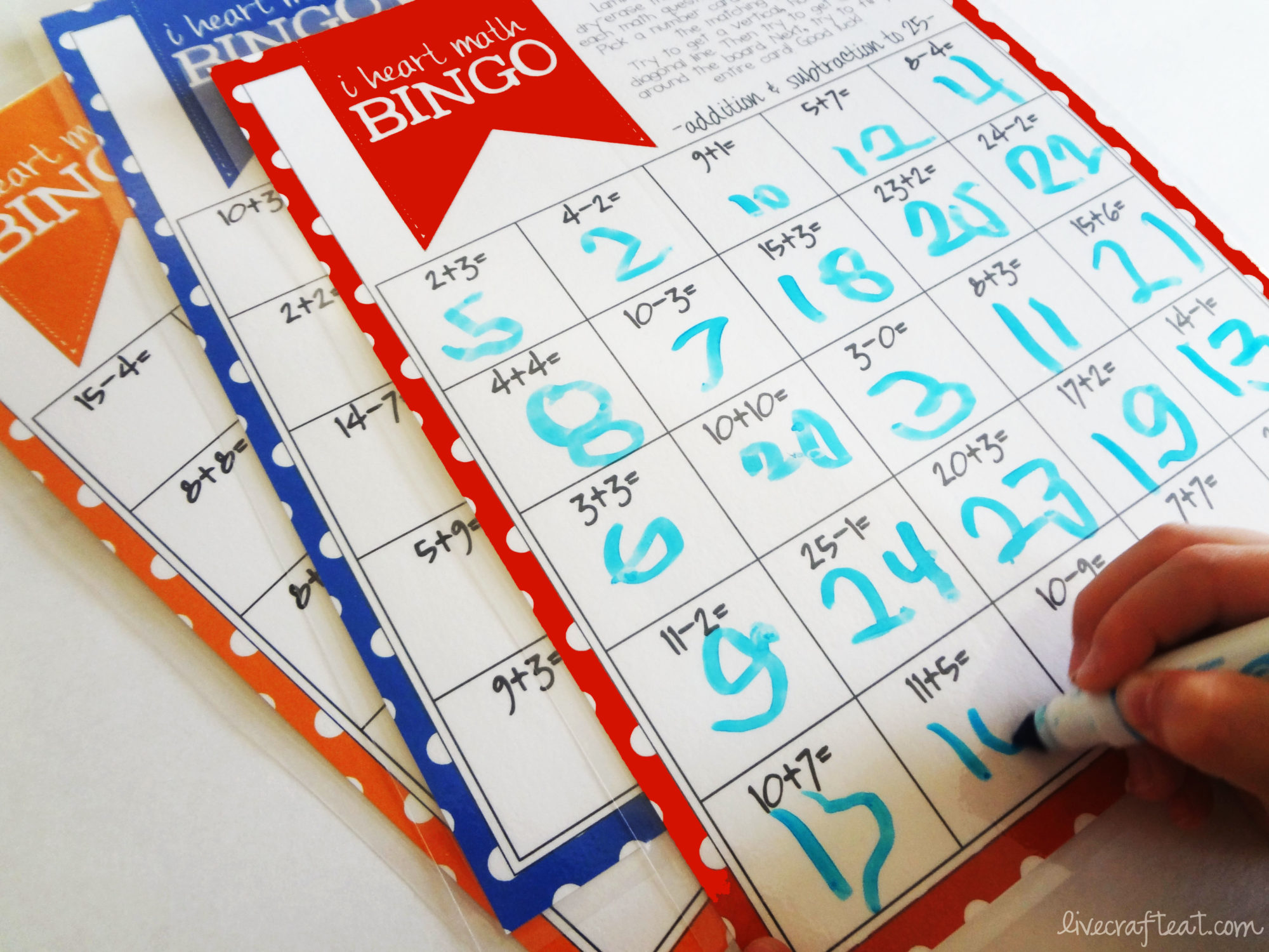 math bingo printable for kids free live craft eat