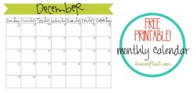 free printable december 2013 calendar