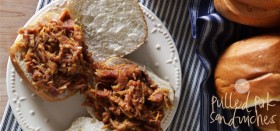 slow cooker pulled pork sandwiches