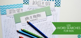 lds word searches for kids :: free printables for general conference!