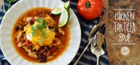 homemade chicken tortilla soup