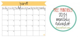 free june calendar