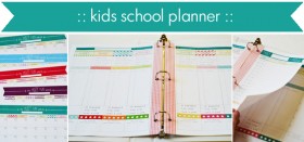 daily, weekly, monthly planner pages for kids