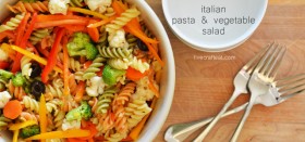 easy tri-color pasta salad