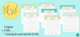 *new* lds word searches for kids