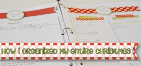 how i organized my entire christmas :: holiday planner