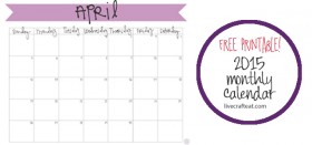 free printable calendars