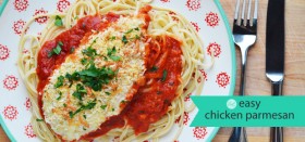 easy weeknight meal :: chicken parmigiana