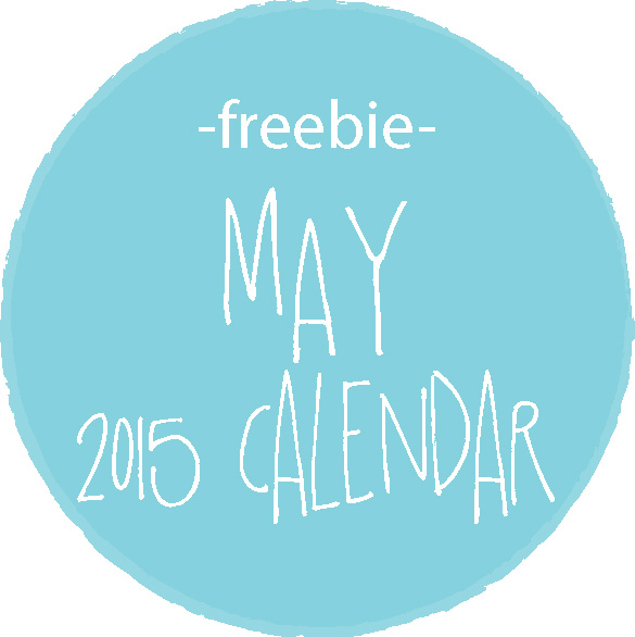 May 2015 Calendar Free Printable - Post Header Button