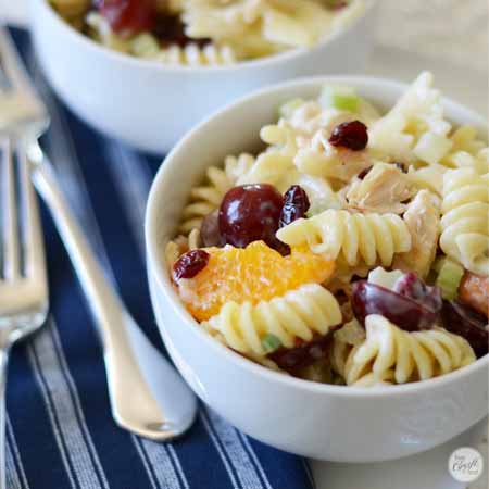 chicken pasta salad with fruit 450x450