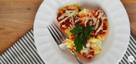 easy three-cheese stuffed pasta shells