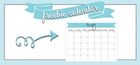 freebie calendar! may 2016