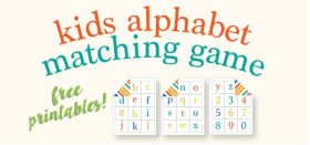 free printable alphabet matching game!