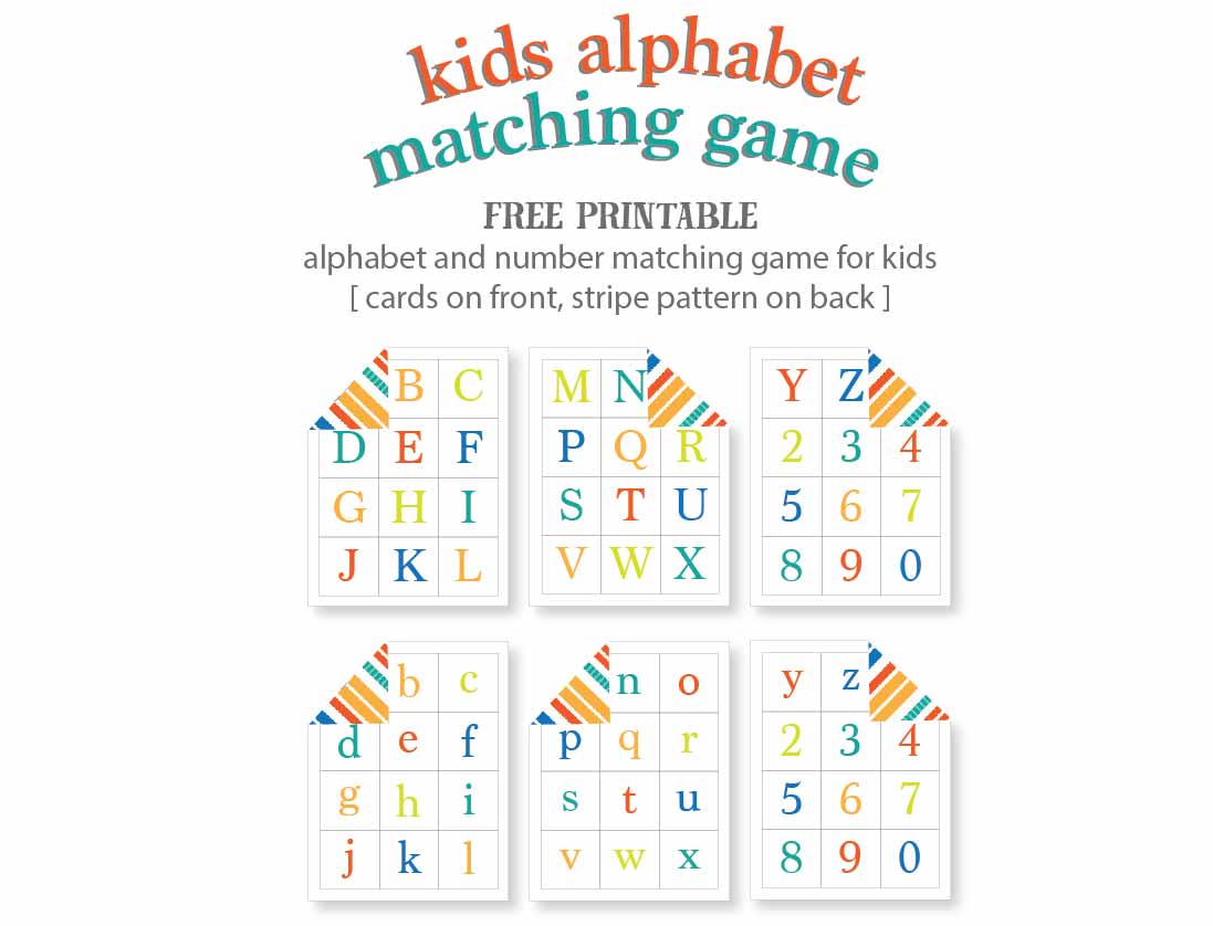 Kids Alphabet Matching Game Free Printable Live Craft Eat