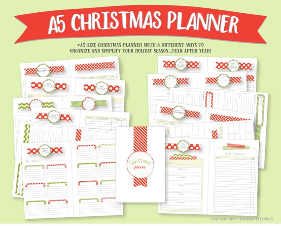 a5 christmas planner