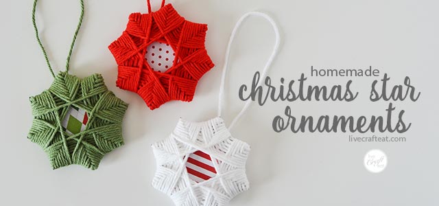 easy (and super inexpensive!) woven star ornaments for kids