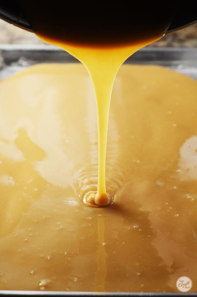 golden caramel - there is nothing better than homemade caramels!!