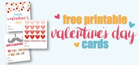 printable valentine's day cards for kids - free printables!!