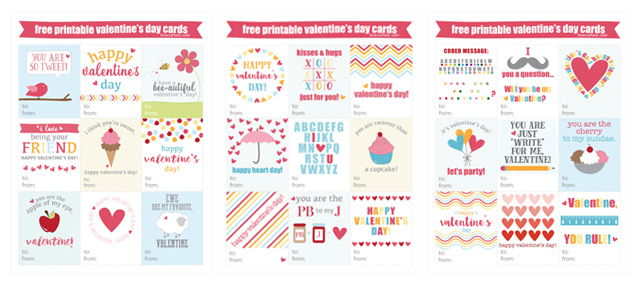 print and cut :: these are adorable free printable valentine's day cards for kids to give to their friends!