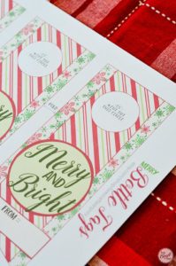 Free Printable Christmas Bottle Tags | Live Craft Eat