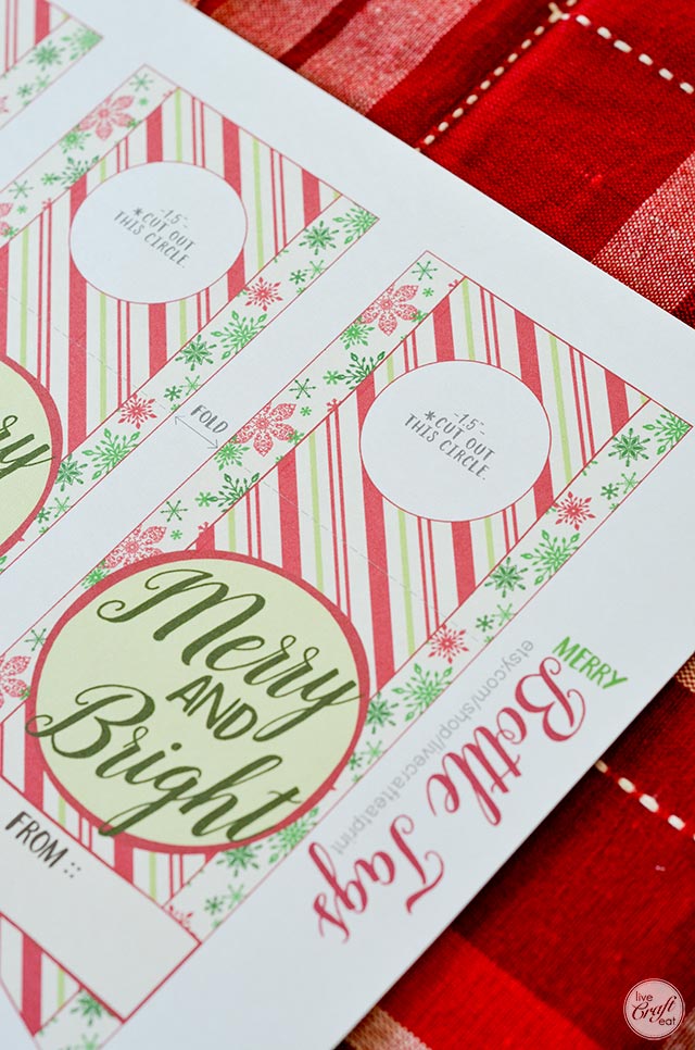 printable bottle tags for the holidays