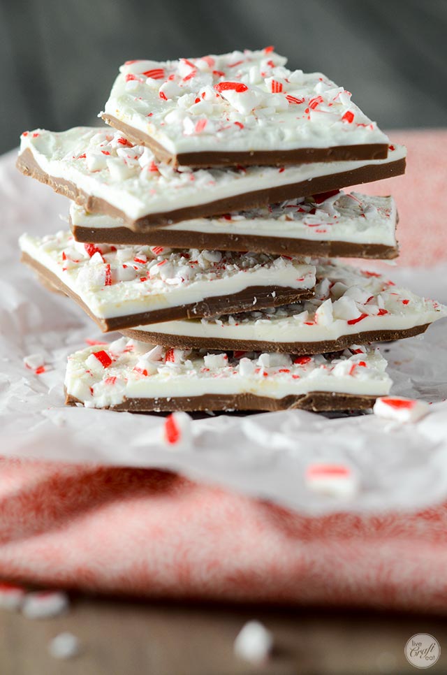 chocolate candy cane christmas bark