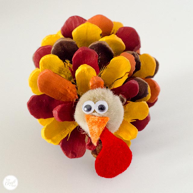 cutest pinecone turkey!