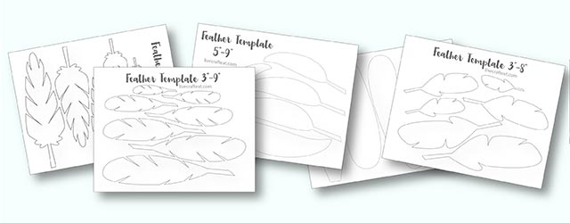 feather templates