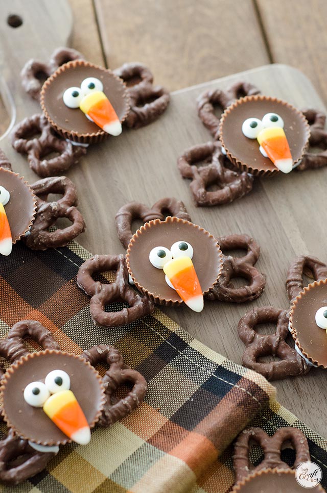 chocolate peanut butter turkeys