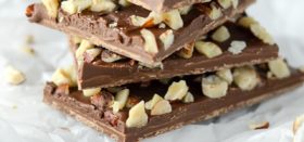 nutella and chocolate hazelnut bark