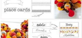 free printable place cards for thanksgiving turkeys