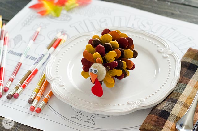 thanksgiving placemat :: free printable coloring page