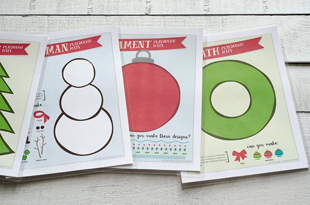 printable playdough mats