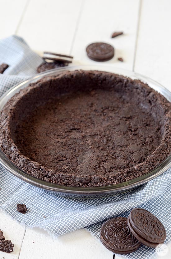 how to make an oreo cookie pie crust