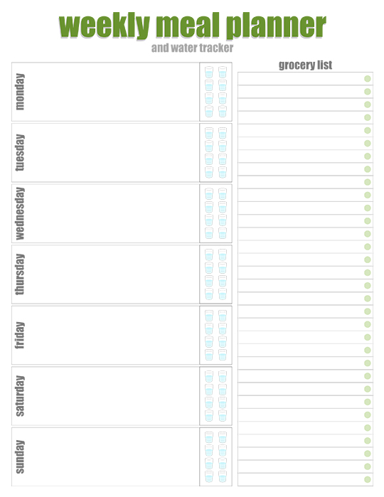 Dinner Schedule Template from www.livecrafteat.com