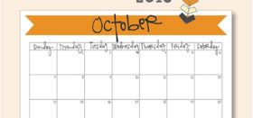 free printable calendar