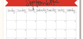 September 2019 calendar