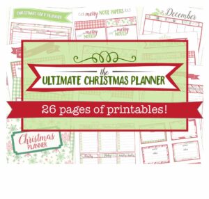 Free Printable Christmas Planner - 26 Pages! | Live Craft Eat