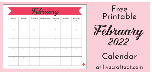 February 2022 Calendar