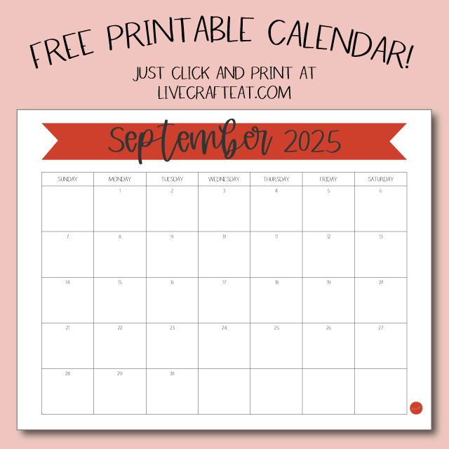 Free Printable Calendar :: September 2025